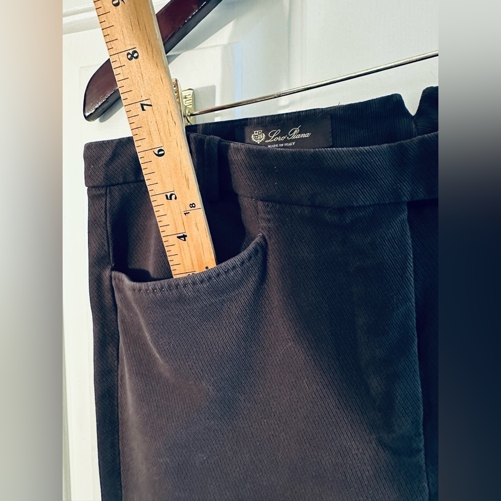 LORO PIANA 46 Made Italy Old Money Luxury Gray Riding Pant Ankle Zips French Fly - Picture 15 of 16